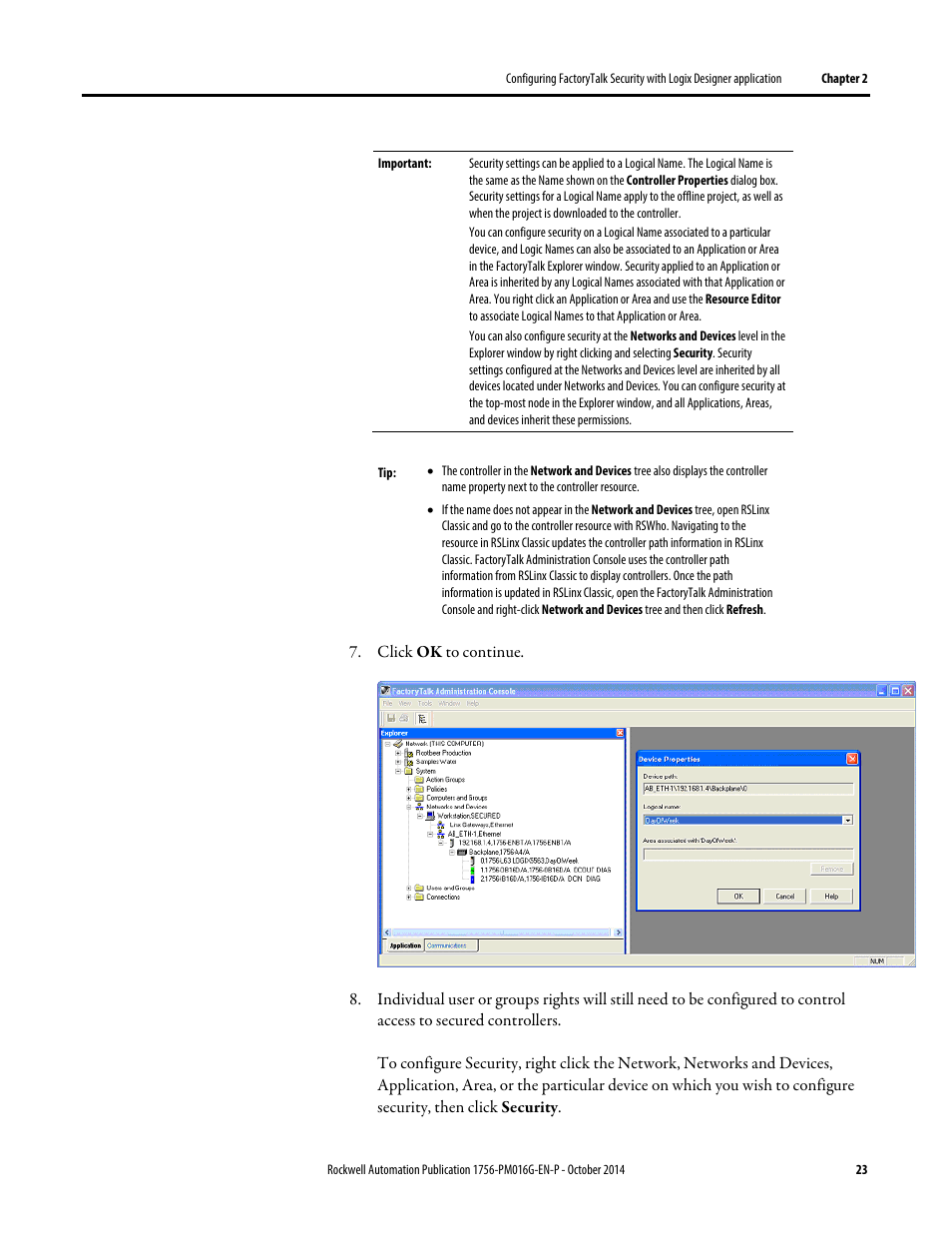 Rockwell Automation Logix5000 Controllers Security Programming Manual User Manual | Page 23 / 63