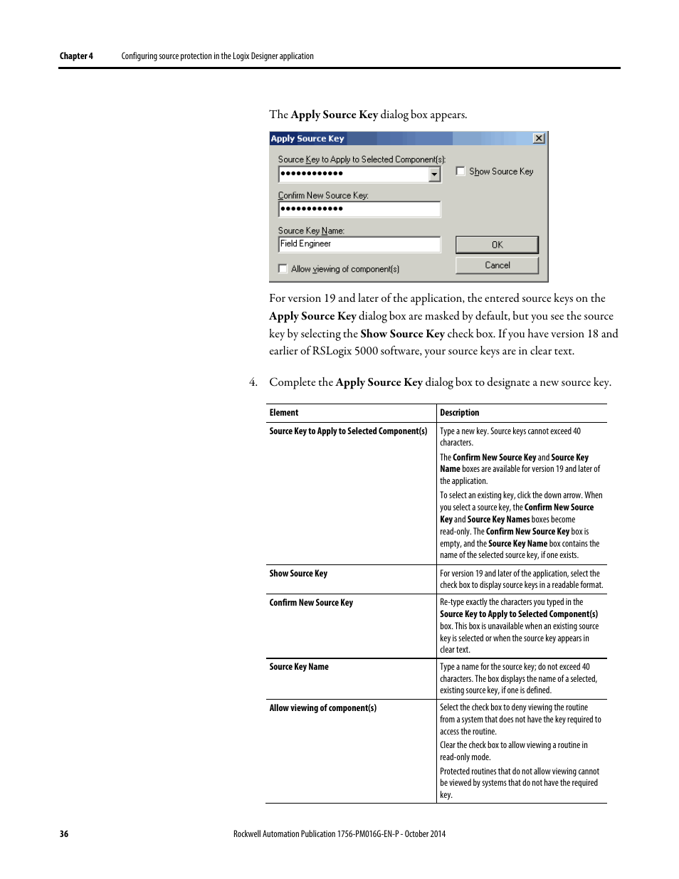 Rockwell Automation Logix5000 Controllers Security Programming Manual User Manual | Page 36 / 63