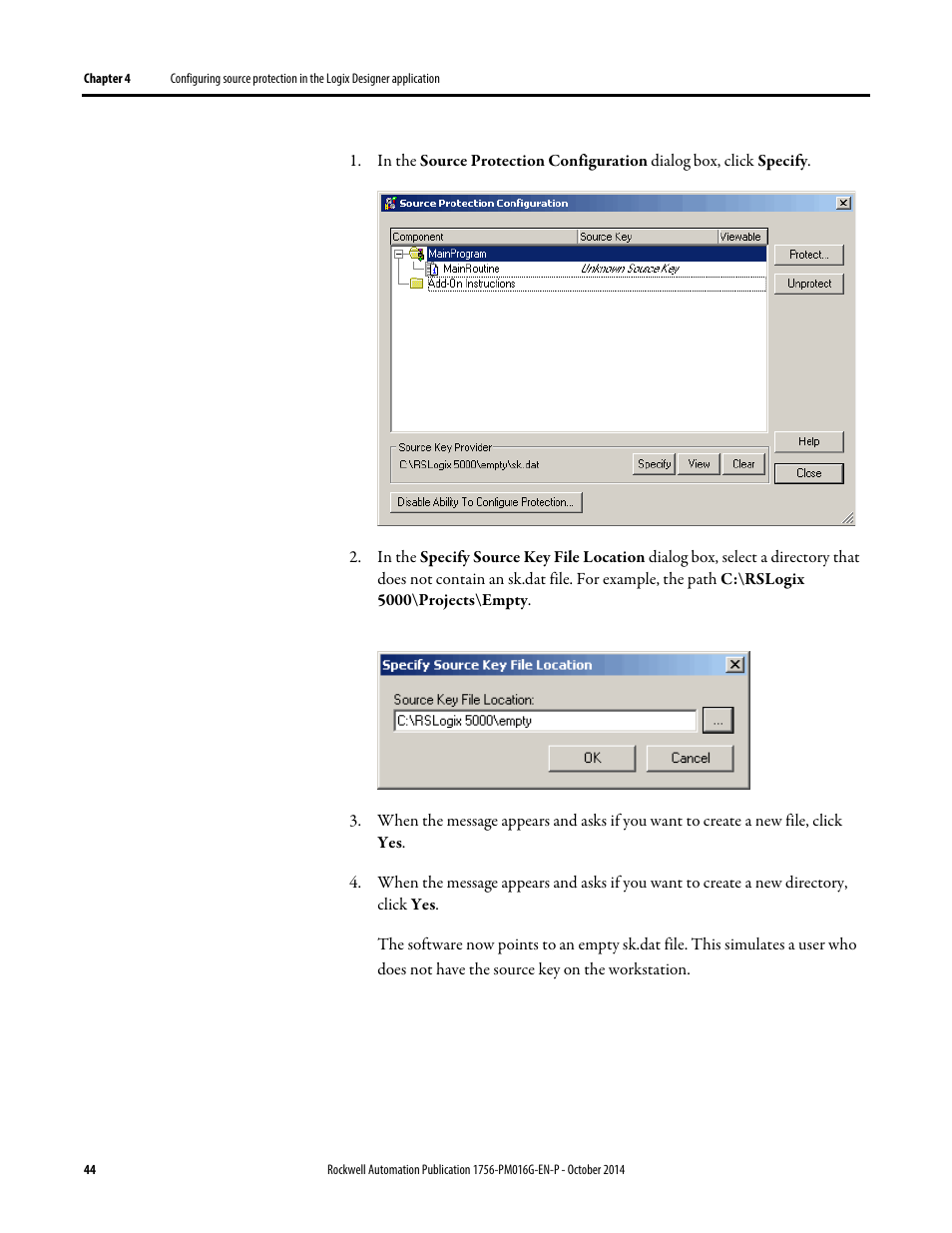 Rockwell Automation Logix5000 Controllers Security Programming Manual User Manual | Page 44 / 63