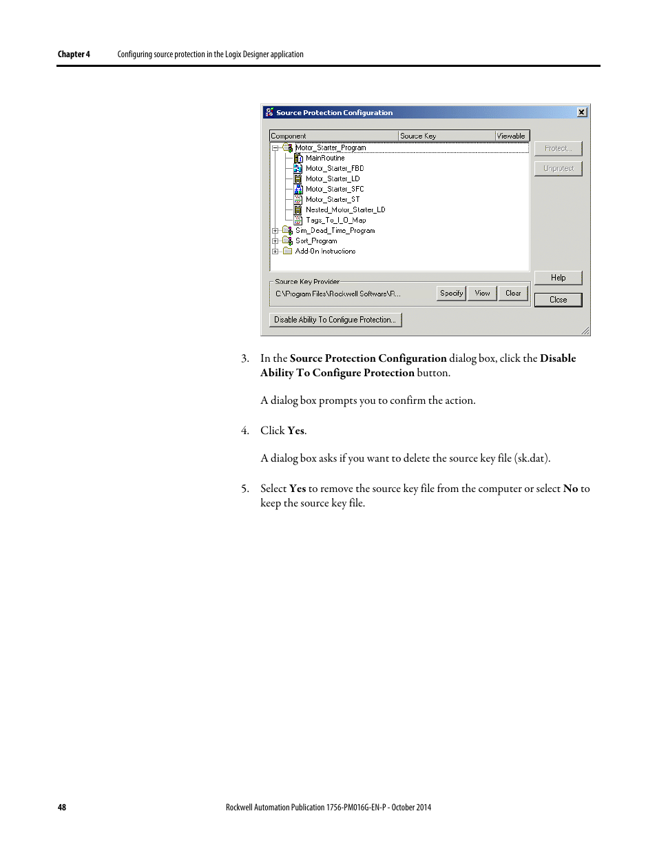 Rockwell Automation Logix5000 Controllers Security Programming Manual User Manual | Page 48 / 63