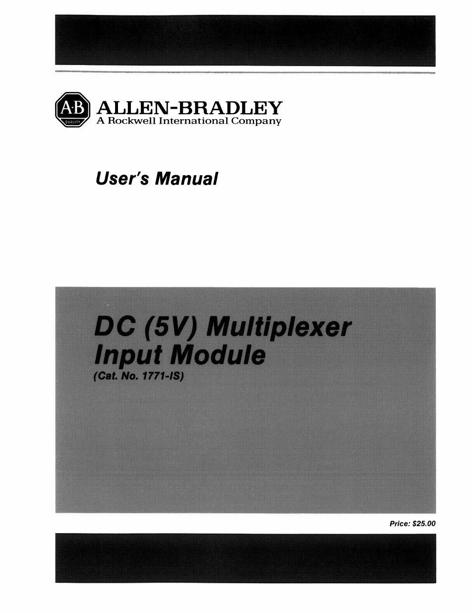 Rockwell Automation 1771-IS 5V DC INPUT MOD User Manual | 48 pages