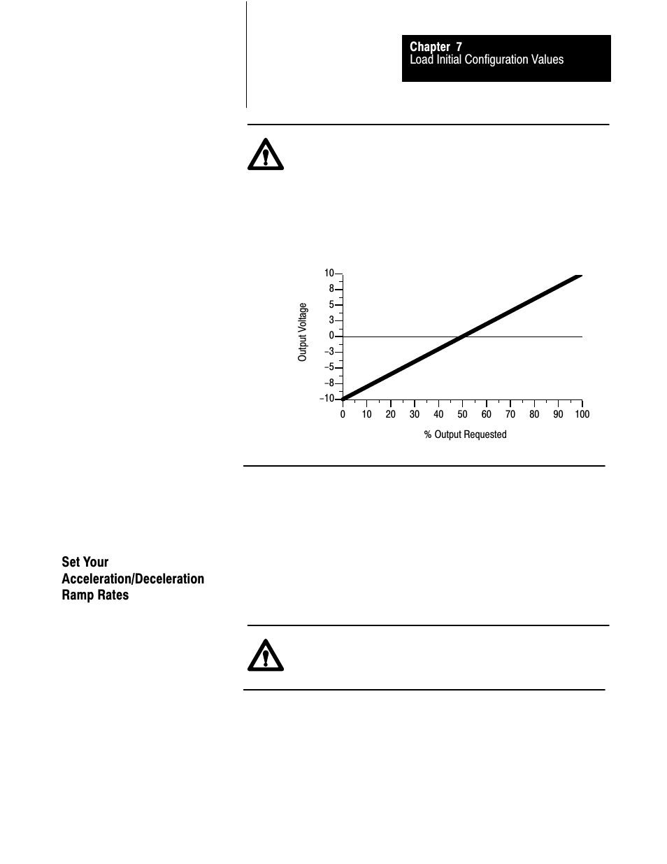 7ć33, Set your acceleration/deceleration ramp rates | Rockwell Automation 1771-QDC, D17716.5.86(Passport) PLASTIC MOLDING MODULE User Manual | Page 114 / 289