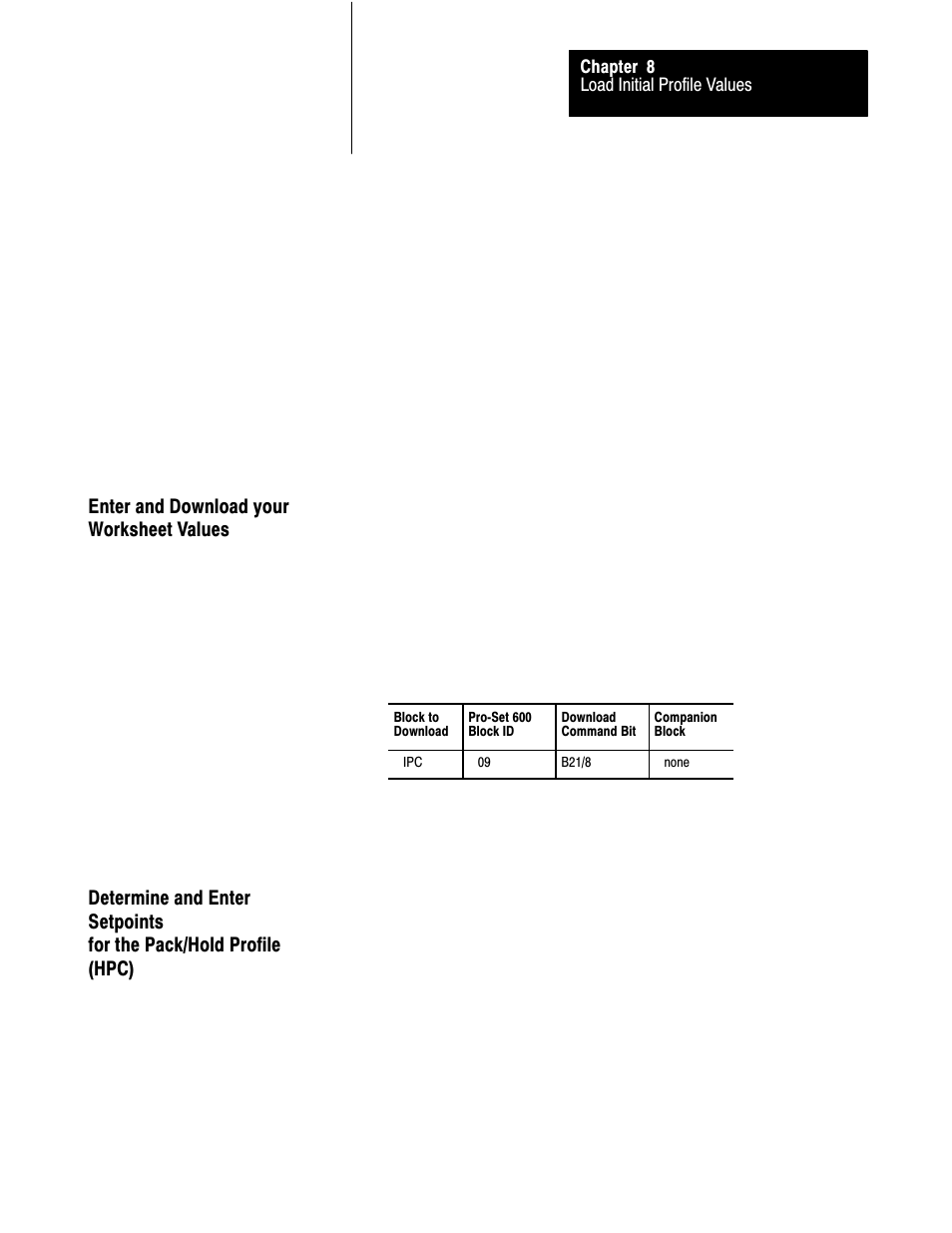 8ć17 | Rockwell Automation 1771-QDC, D17716.5.86(Passport) PLASTIC MOLDING MODULE User Manual | Page 138 / 289