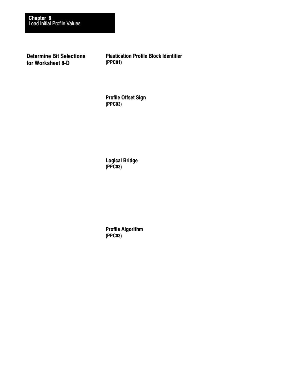 8ć26 | Rockwell Automation 1771-QDC, D17716.5.86(Passport) PLASTIC MOLDING MODULE User Manual | Page 147 / 289