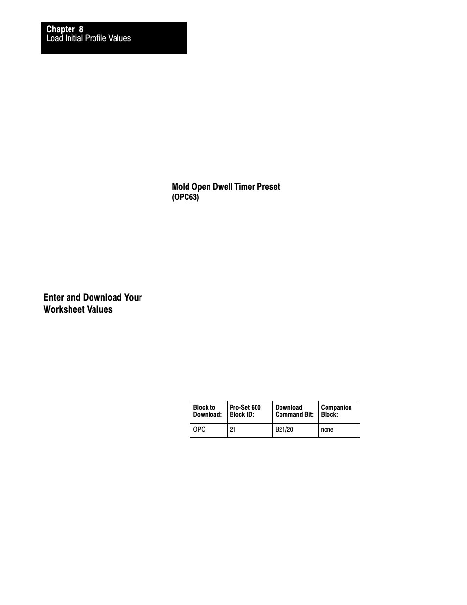 8ć36, Enter and download your worksheet values | Rockwell Automation 1771-QDC, D17716.5.86(Passport) PLASTIC MOLDING MODULE User Manual | Page 157 / 289