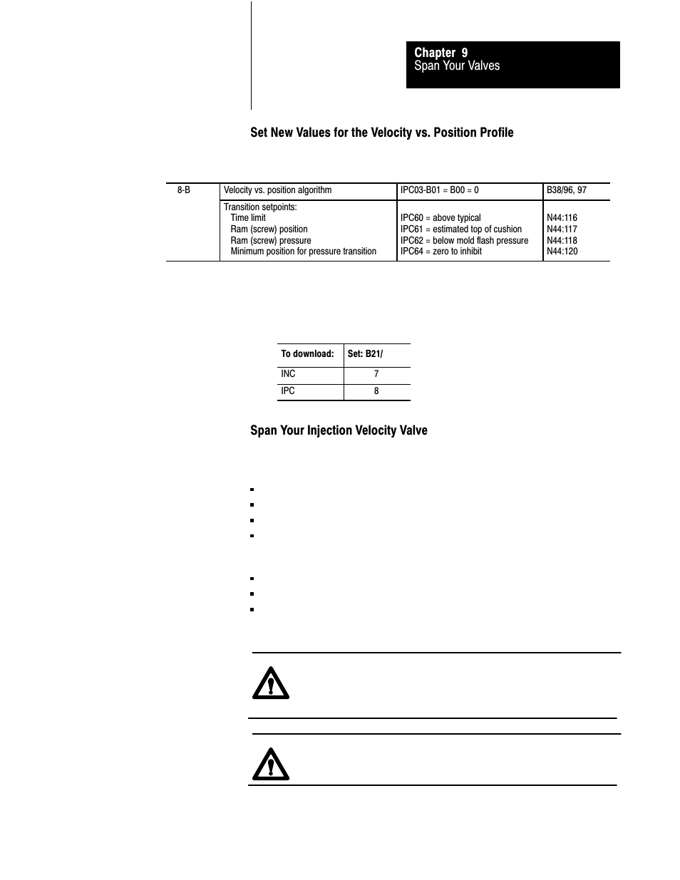 Rockwell Automation 1771-QDC, D17716.5.86(Passport) PLASTIC MOLDING MODULE User Manual | Page 182 / 289