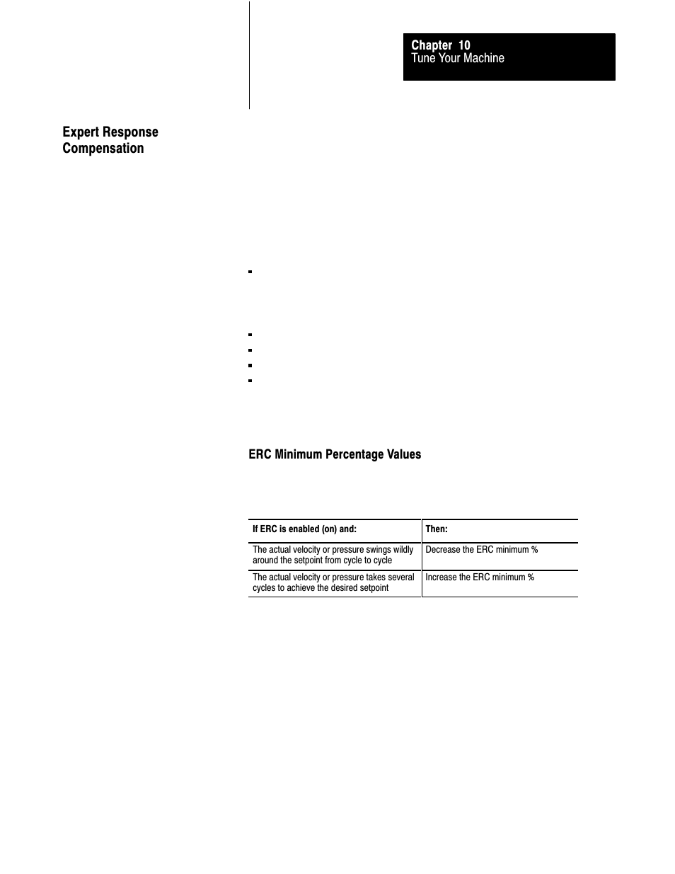 10ć23, Expert response compensation | Rockwell Automation 1771-QDC, D17716.5.86(Passport) PLASTIC MOLDING MODULE User Manual | Page 231 / 289