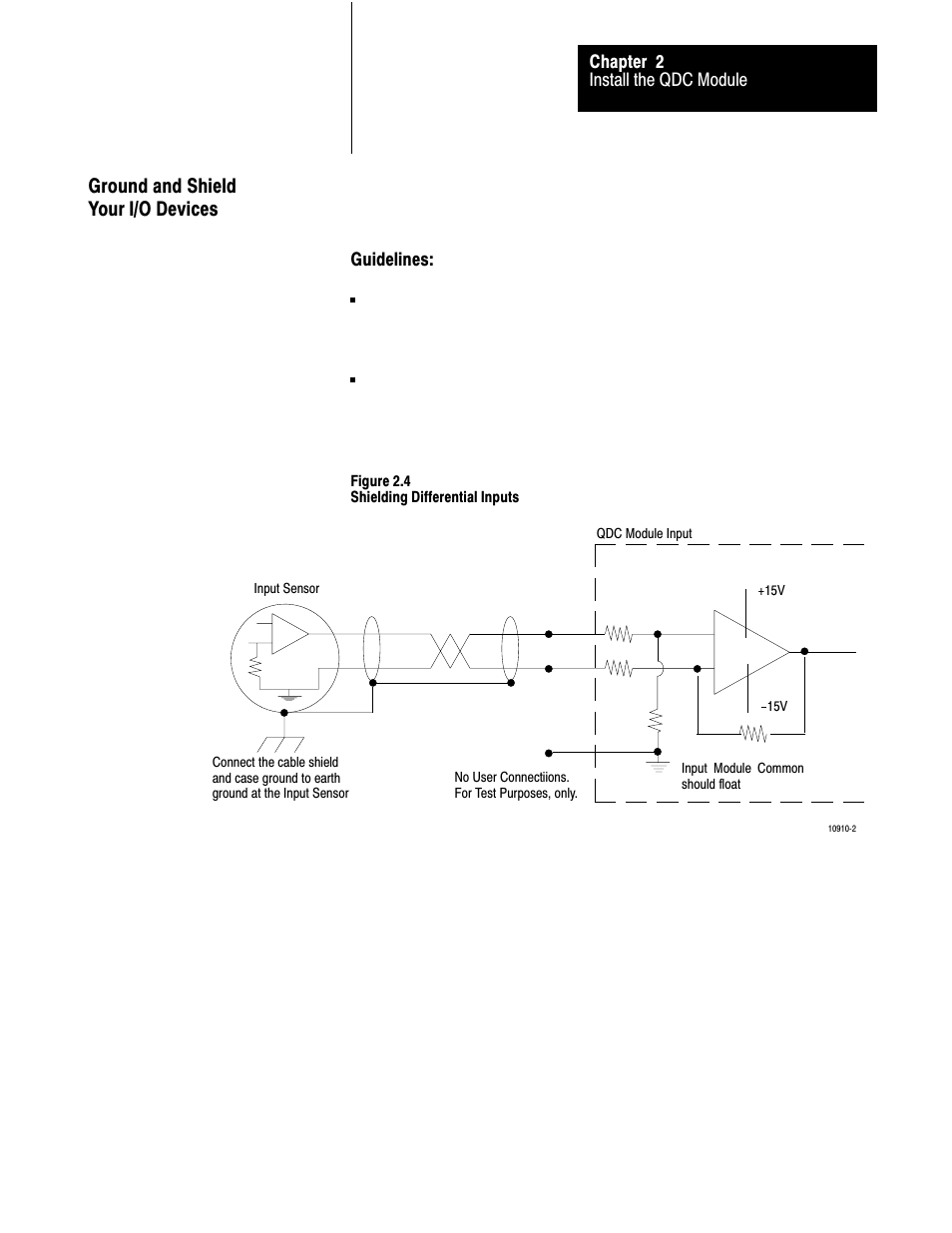 Ground and shield your i/o devices | Rockwell Automation 1771-QDC, D17716.5.86(Passport) PLASTIC MOLDING MODULE User Manual | Page 35 / 289