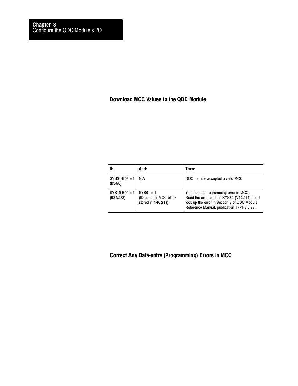 Rockwell Automation 1771-QDC, D17716.5.86(Passport) PLASTIC MOLDING MODULE User Manual | Page 44 / 289