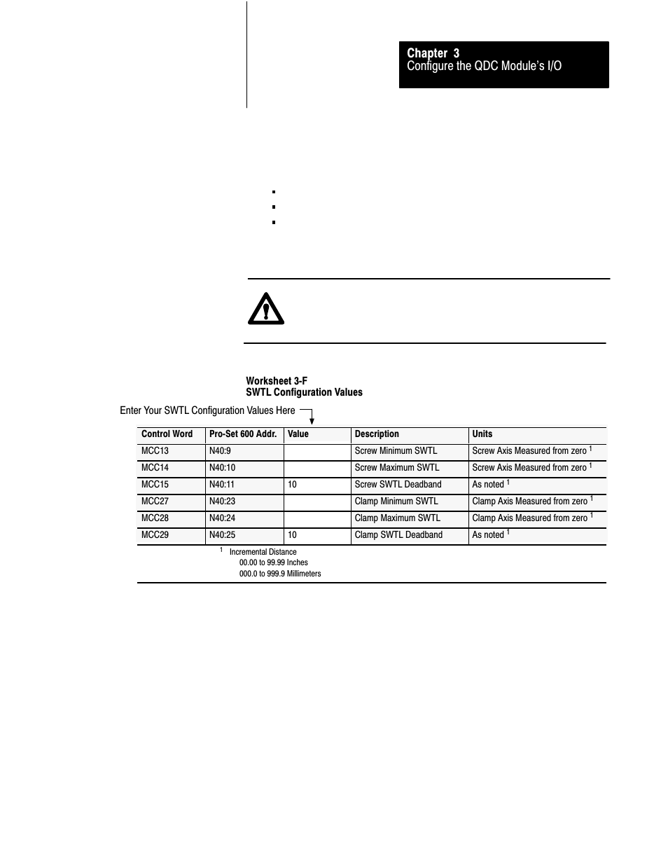 Configure the qdc module's i/o chapter 3 | Rockwell Automation 1771-QDC, D17716.5.86(Passport) PLASTIC MOLDING MODULE User Manual | Page 53 / 289