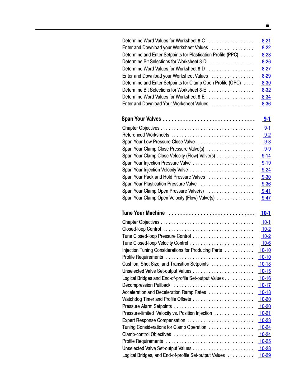 Rockwell Automation 1771-QDC, D17716.5.86(Passport) PLASTIC MOLDING MODULE User Manual | Page 6 / 289