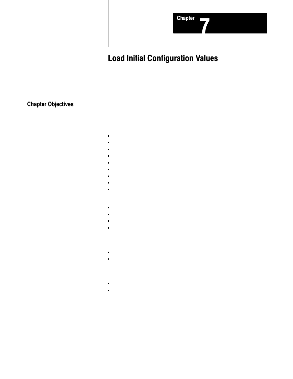 1771-6.5.86, 7 - load initial configuration values, Load initial configuration values | Rockwell Automation 1771-QDC, D17716.5.86(Passport) PLASTIC MOLDING MODULE User Manual | Page 82 / 289