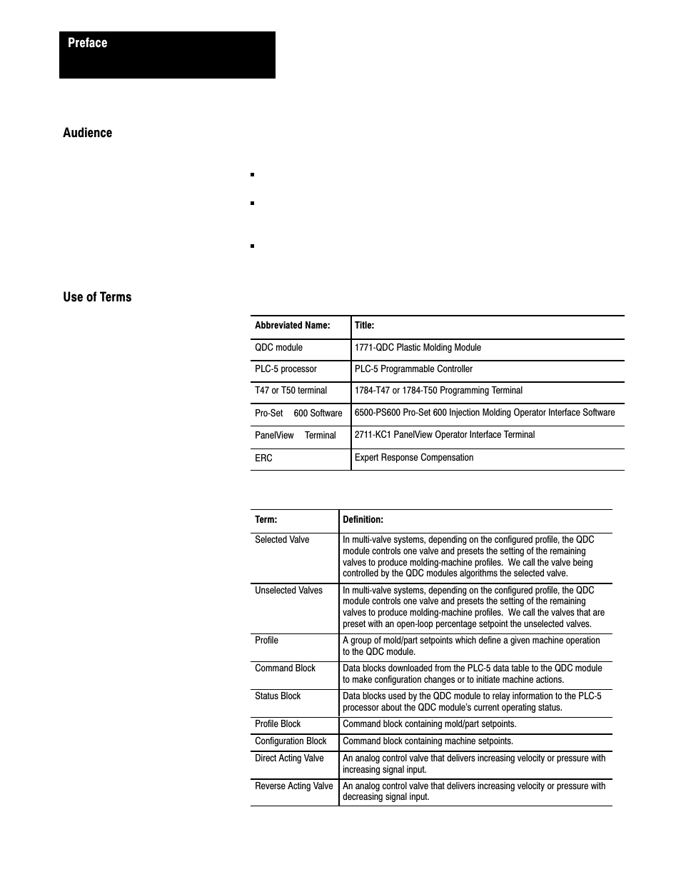 Rockwell Automation 1771-QDC, D17716.5.86(Passport) PLASTIC MOLDING MODULE User Manual | Page 9 / 289