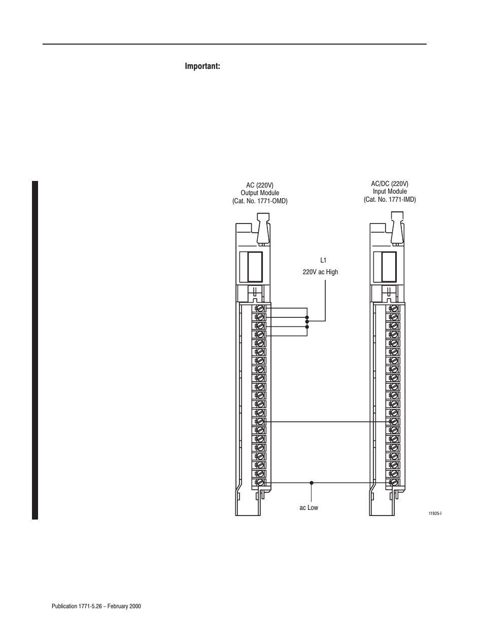 Rockwell Automation 1771-OMD AC(220V) Output Mod Installation Instructions User Manual | Page 6 / 12