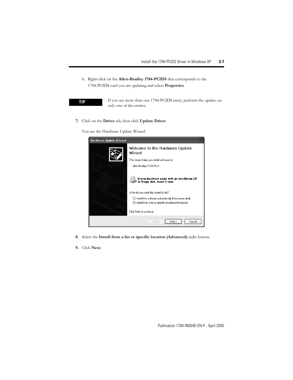 Rockwell Automation 1784-PCIDS DeviceNet PCI Communication Interface Card User Manual | Page 25 / 68