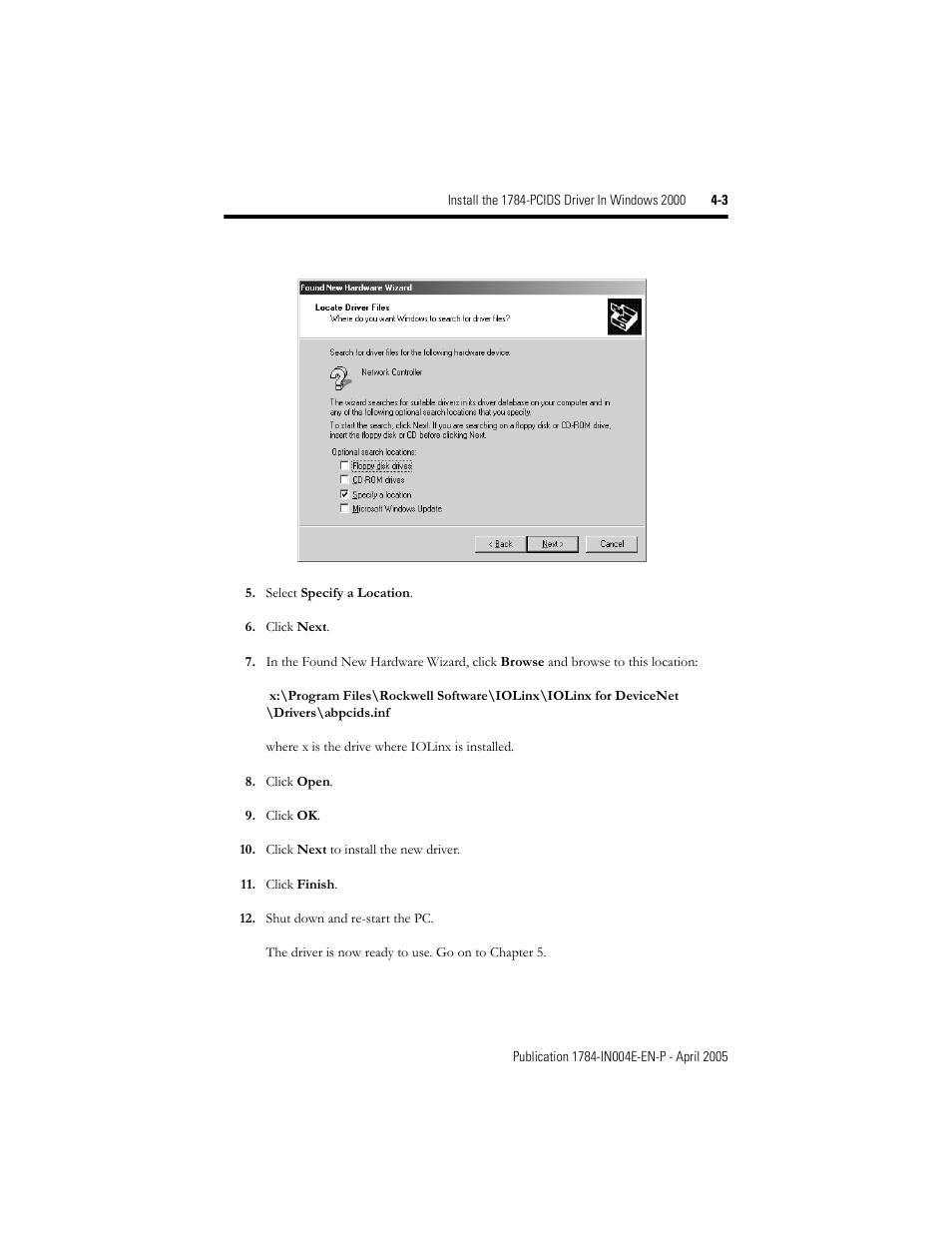 Rockwell Automation 1784-PCIDS DeviceNet PCI Communication Interface Card User Manual | Page 31 / 68