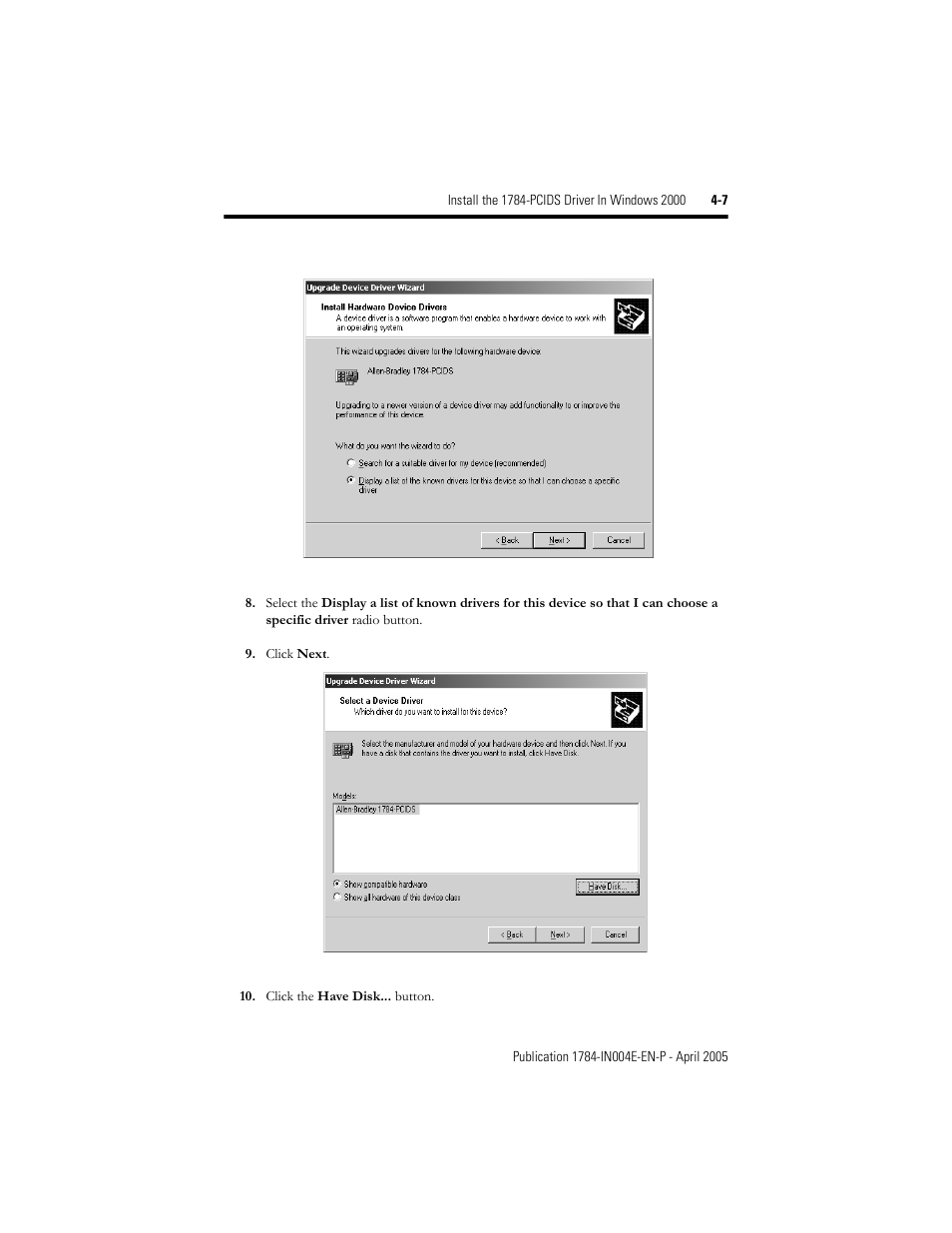 Rockwell Automation 1784-PCIDS DeviceNet PCI Communication Interface Card User Manual | Page 35 / 68