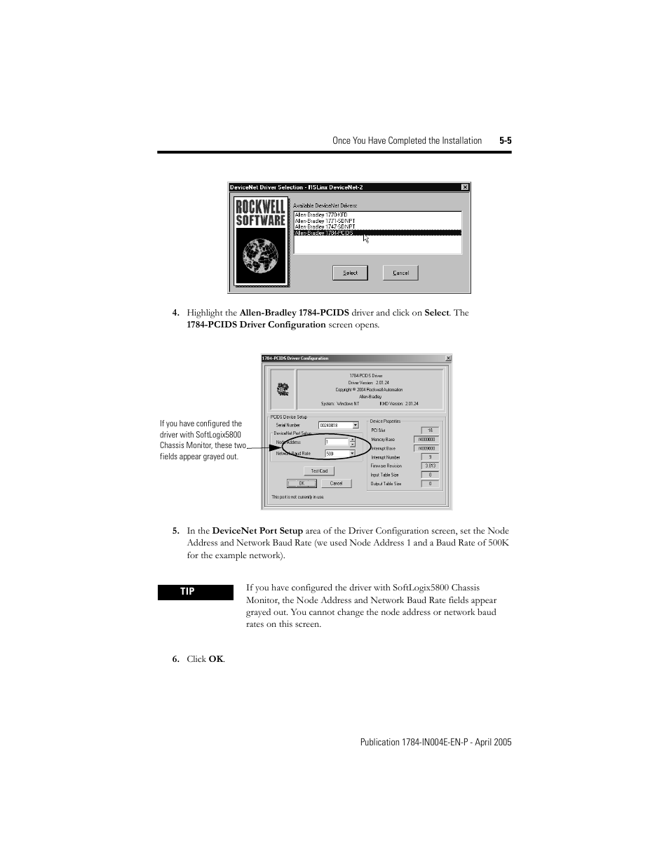 Rockwell Automation 1784-PCIDS DeviceNet PCI Communication Interface Card User Manual | Page 41 / 68