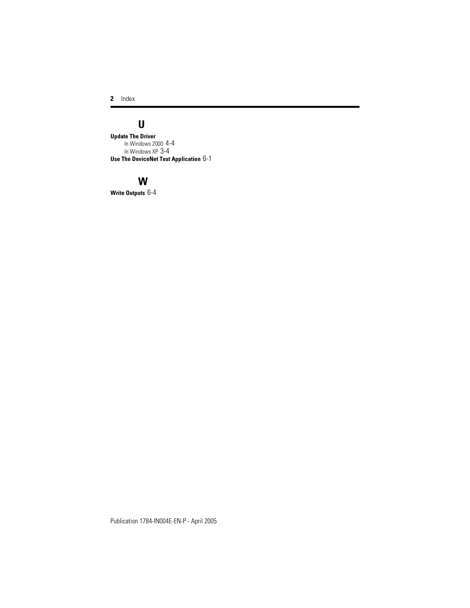 Rockwell Automation 1784-PCIDS DeviceNet PCI Communication Interface Card User Manual | Page 64 / 68