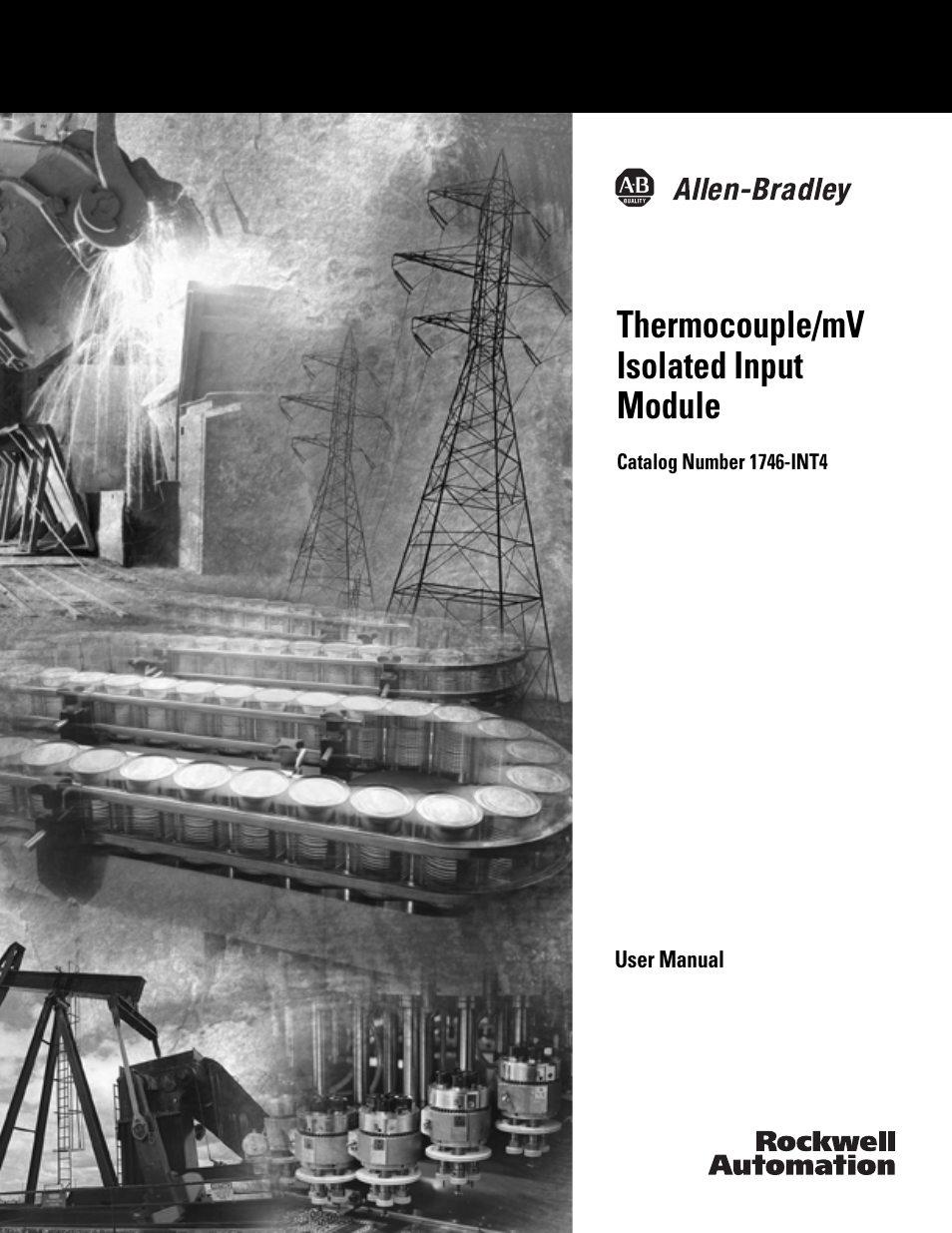 Rockwell Automation 1746-INT4 Thermocouple/MV Isolated/ User Manual User Manual | 116 pages