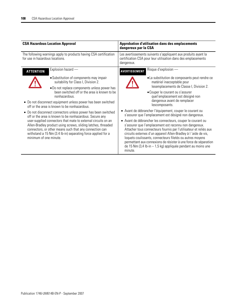 Rockwell Automation 1746-INT4 Thermocouple/MV Isolated/ User Manual User Manual | Page 108 / 116