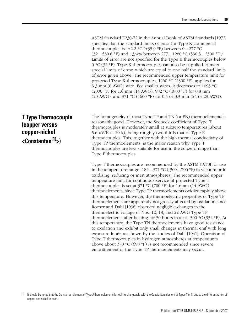 Rockwell Automation 1746-INT4 Thermocouple/MV Isolated/ User Manual User Manual | Page 99 / 116