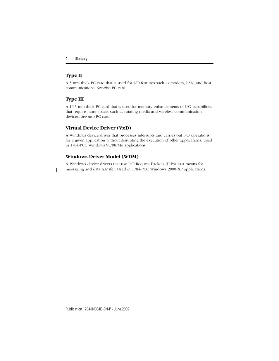 Rockwell Automation 1784-PCC ControlNet Communication Card Installation Instructions User Manual | Page 100 / 104