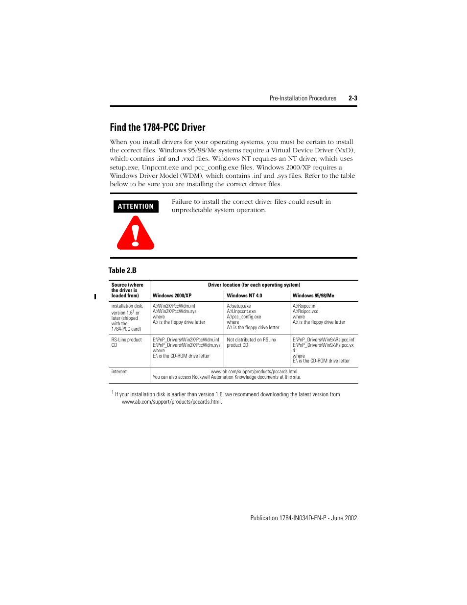 Find the 1784-pcc driver, Find the 1784-pcc driver -3 | Rockwell Automation 1784-PCC ControlNet Communication Card Installation Instructions User Manual | Page 19 / 104