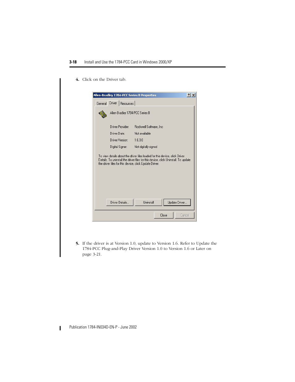 Rockwell Automation 1784-PCC ControlNet Communication Card Installation Instructions User Manual | Page 38 / 104