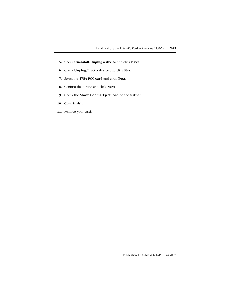 Rockwell Automation 1784-PCC ControlNet Communication Card Installation Instructions User Manual | Page 49 / 104