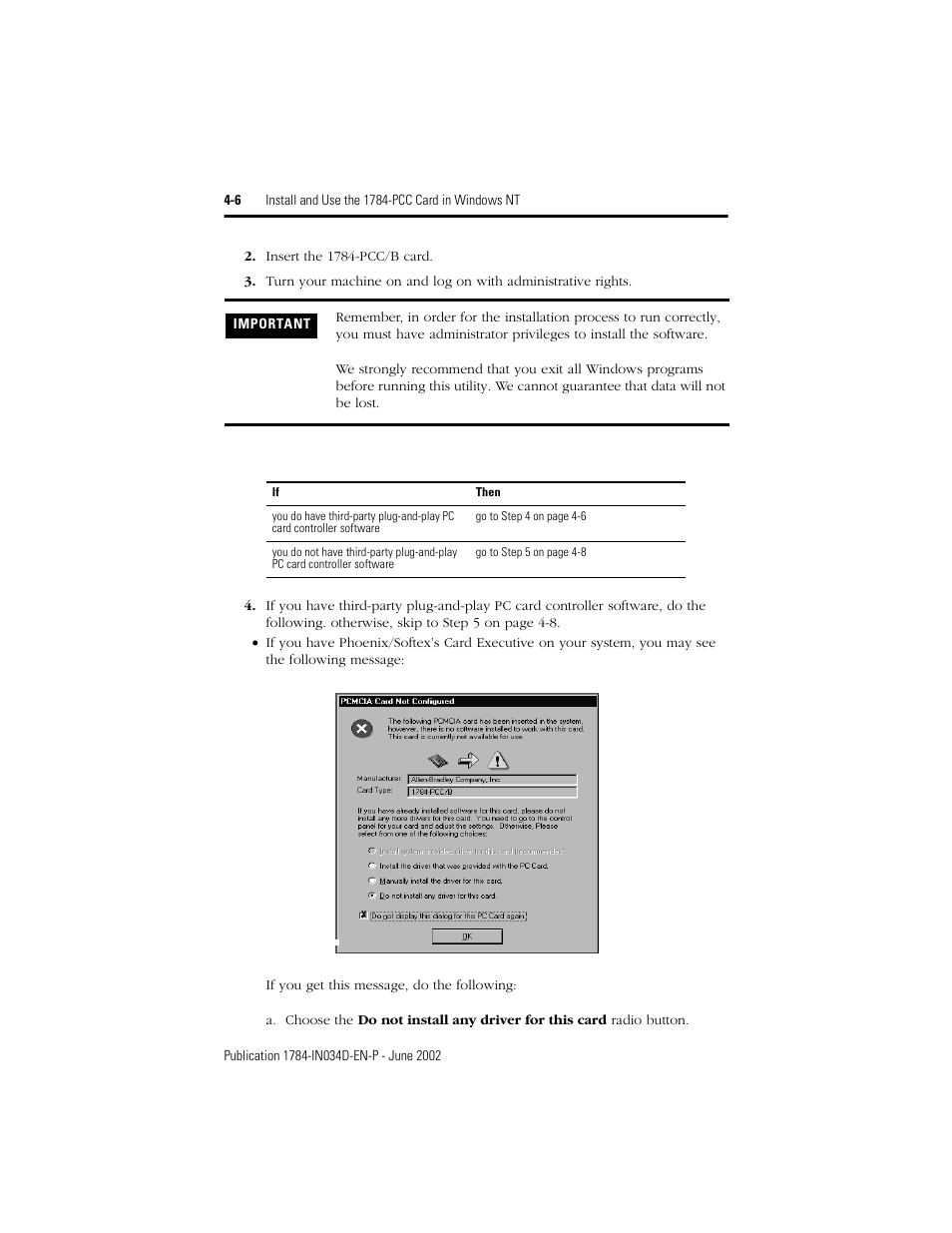 Rockwell Automation 1784-PCC ControlNet Communication Card Installation Instructions User Manual | Page 56 / 104