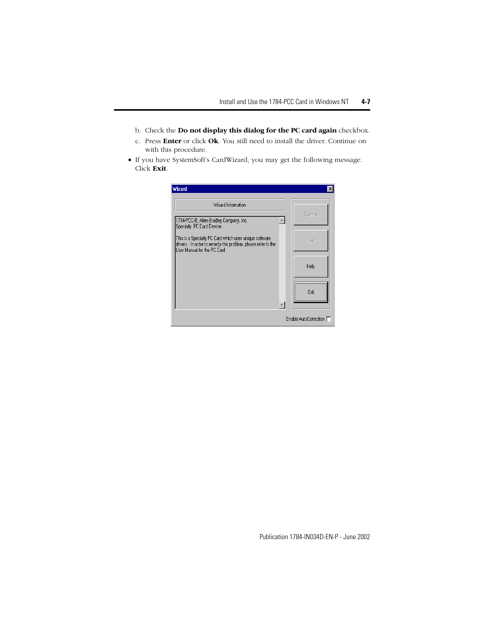 Rockwell Automation 1784-PCC ControlNet Communication Card Installation Instructions User Manual | Page 57 / 104
