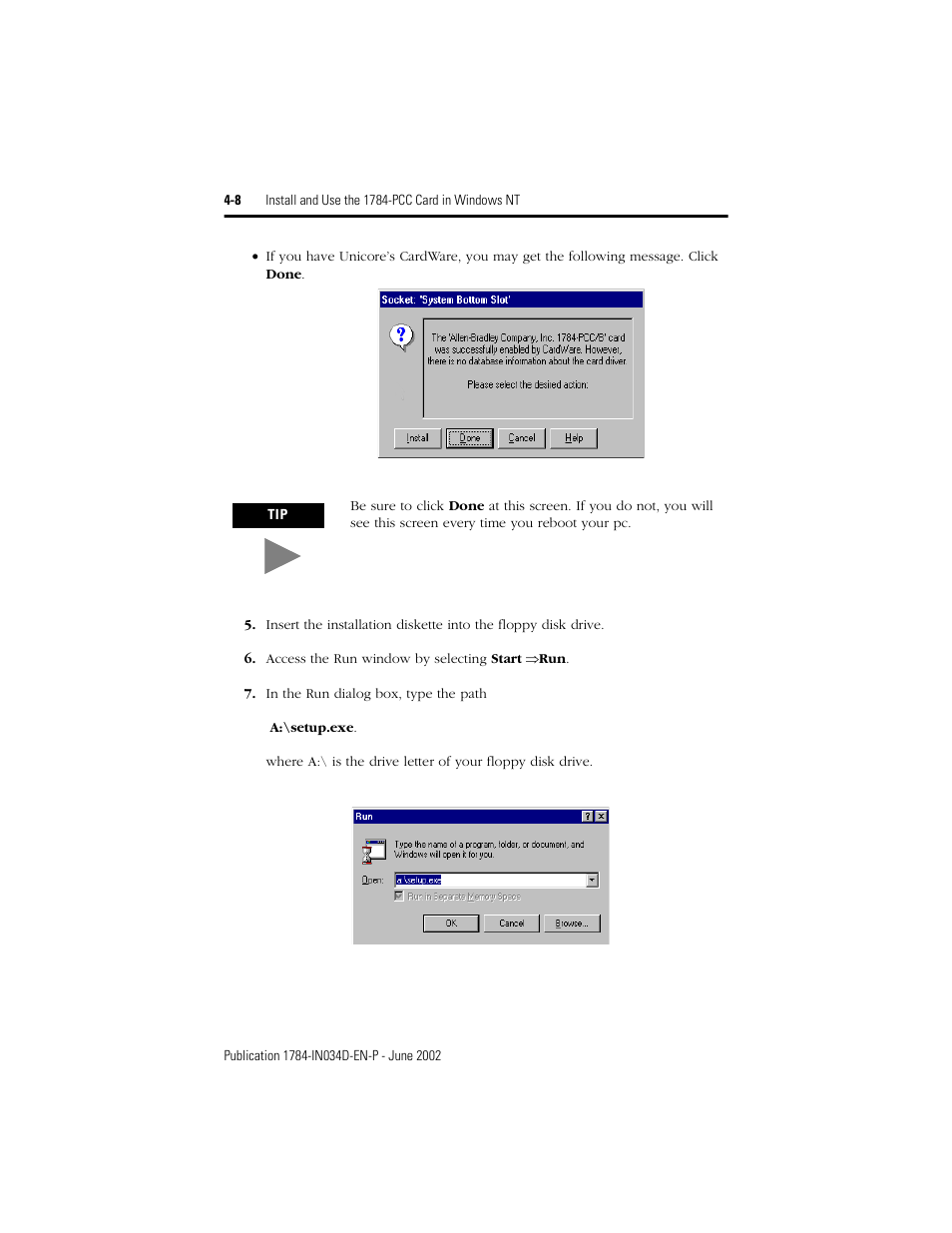 Rockwell Automation 1784-PCC ControlNet Communication Card Installation Instructions User Manual | Page 58 / 104