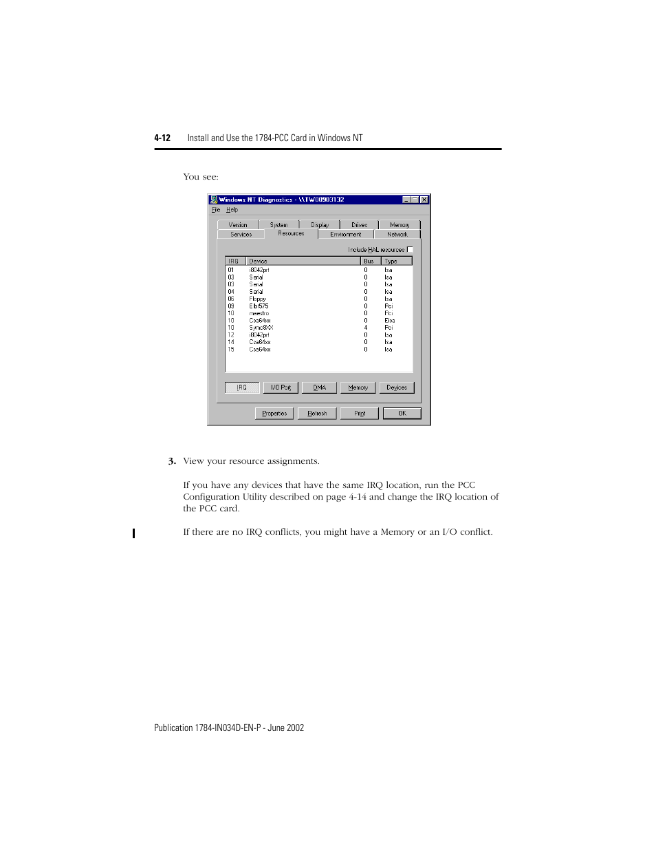 Rockwell Automation 1784-PCC ControlNet Communication Card Installation Instructions User Manual | Page 62 / 104