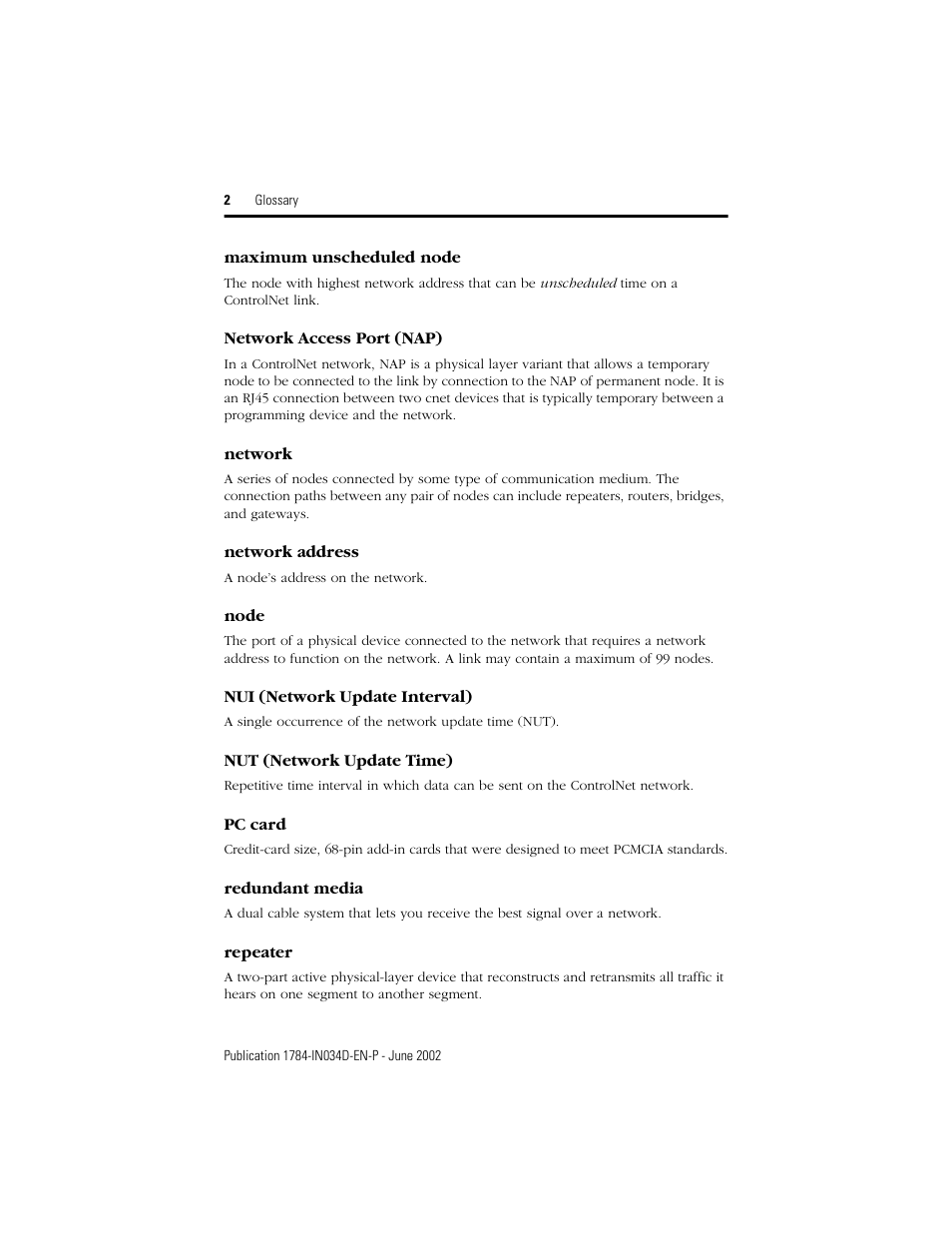 Rockwell Automation 1784-PCC ControlNet Communication Card Installation Instructions User Manual | Page 98 / 104