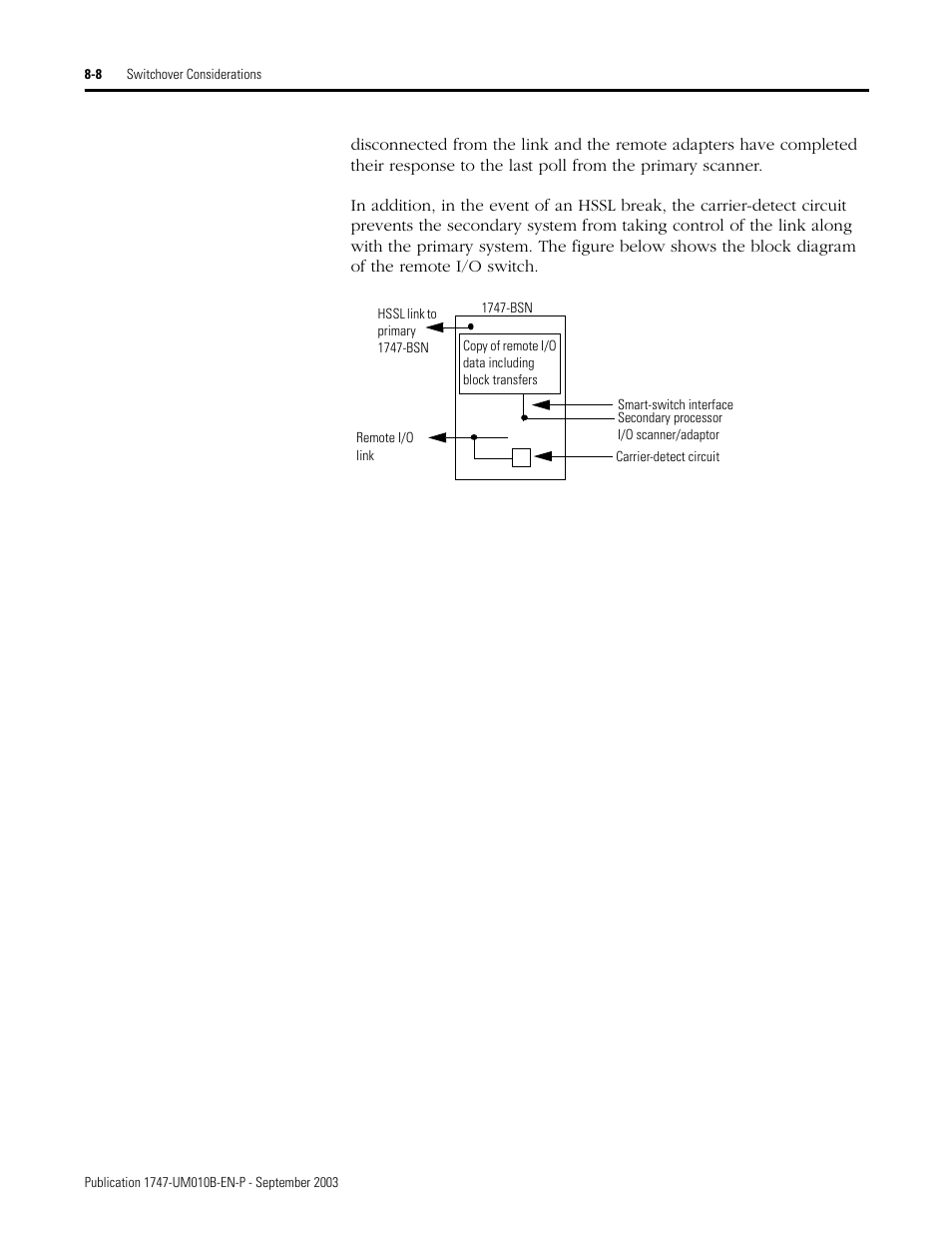 Rockwell Automation 1747-BSN Backup Scanner Module User Manual | Page 142 / 204