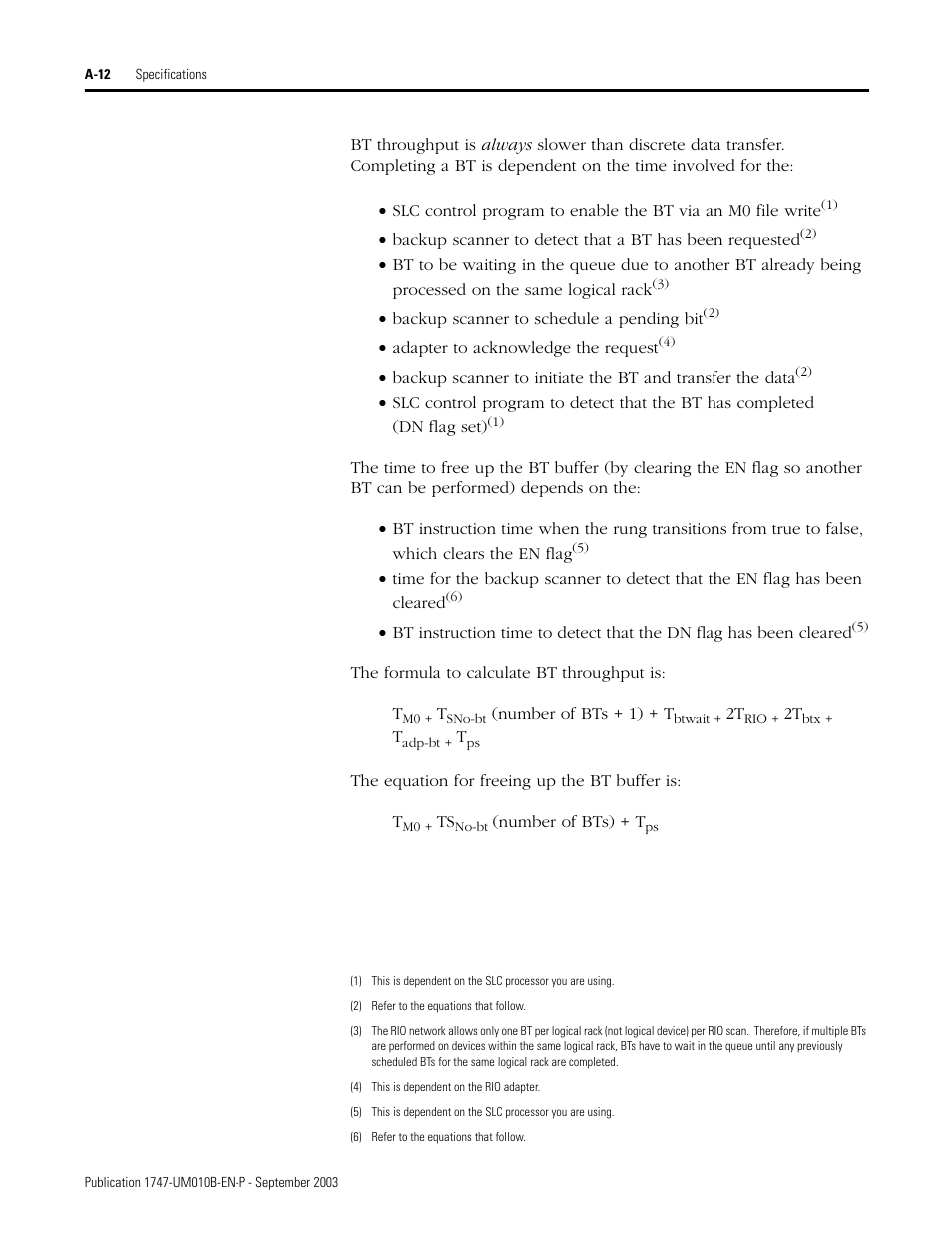 Rockwell Automation 1747-BSN Backup Scanner Module User Manual | Page 176 / 204