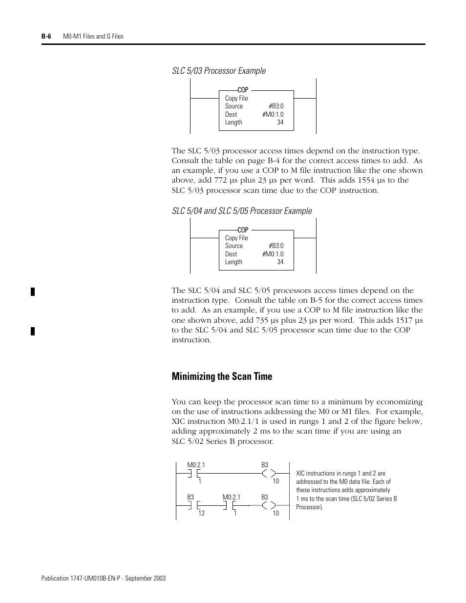 Minimizing the scan time | Rockwell Automation 1747-BSN Backup Scanner Module User Manual | Page 186 / 204