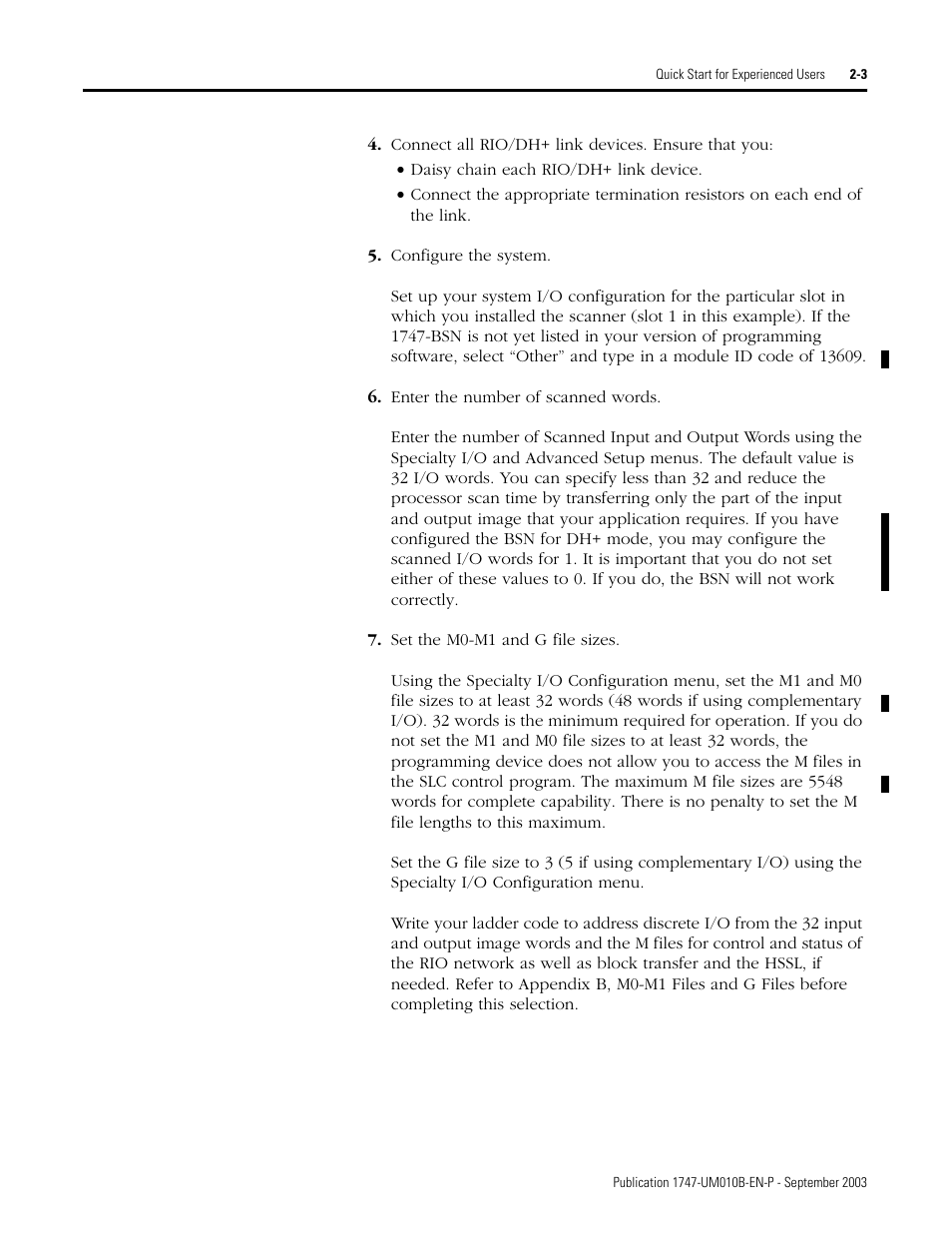 Rockwell Automation 1747-BSN Backup Scanner Module User Manual | Page 41 / 204