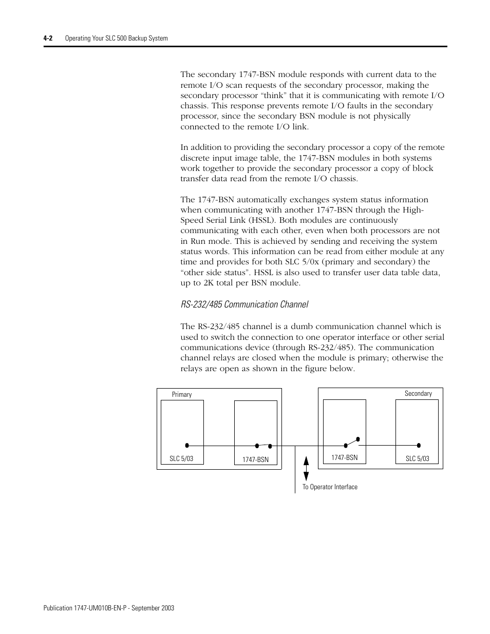 Rockwell Automation 1747-BSN Backup Scanner Module User Manual | Page 54 / 204