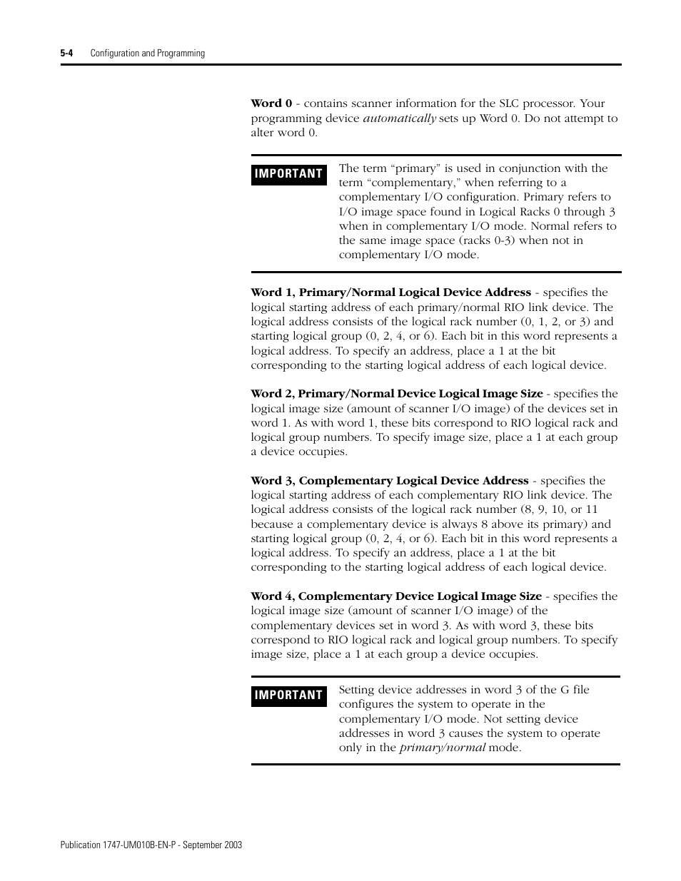 Rockwell Automation 1747-BSN Backup Scanner Module User Manual | Page 66 / 204