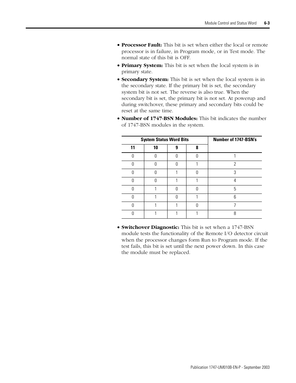 Rockwell Automation 1747-BSN Backup Scanner Module User Manual | Page 99 / 204