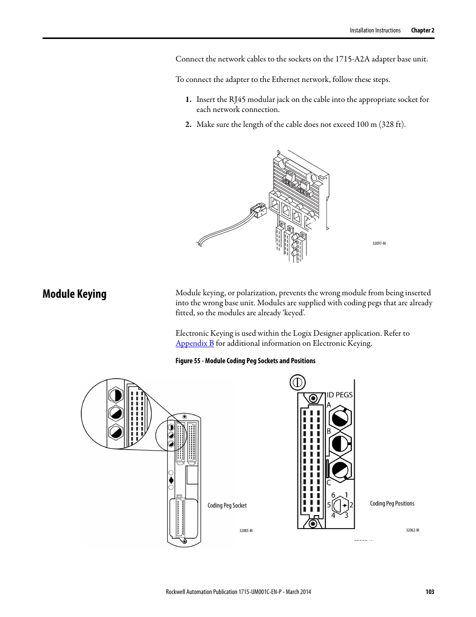 Module keying | Rockwell Automation 1715-OF8I Redundant I/O System User Manual User Manual | Page 103 / 324