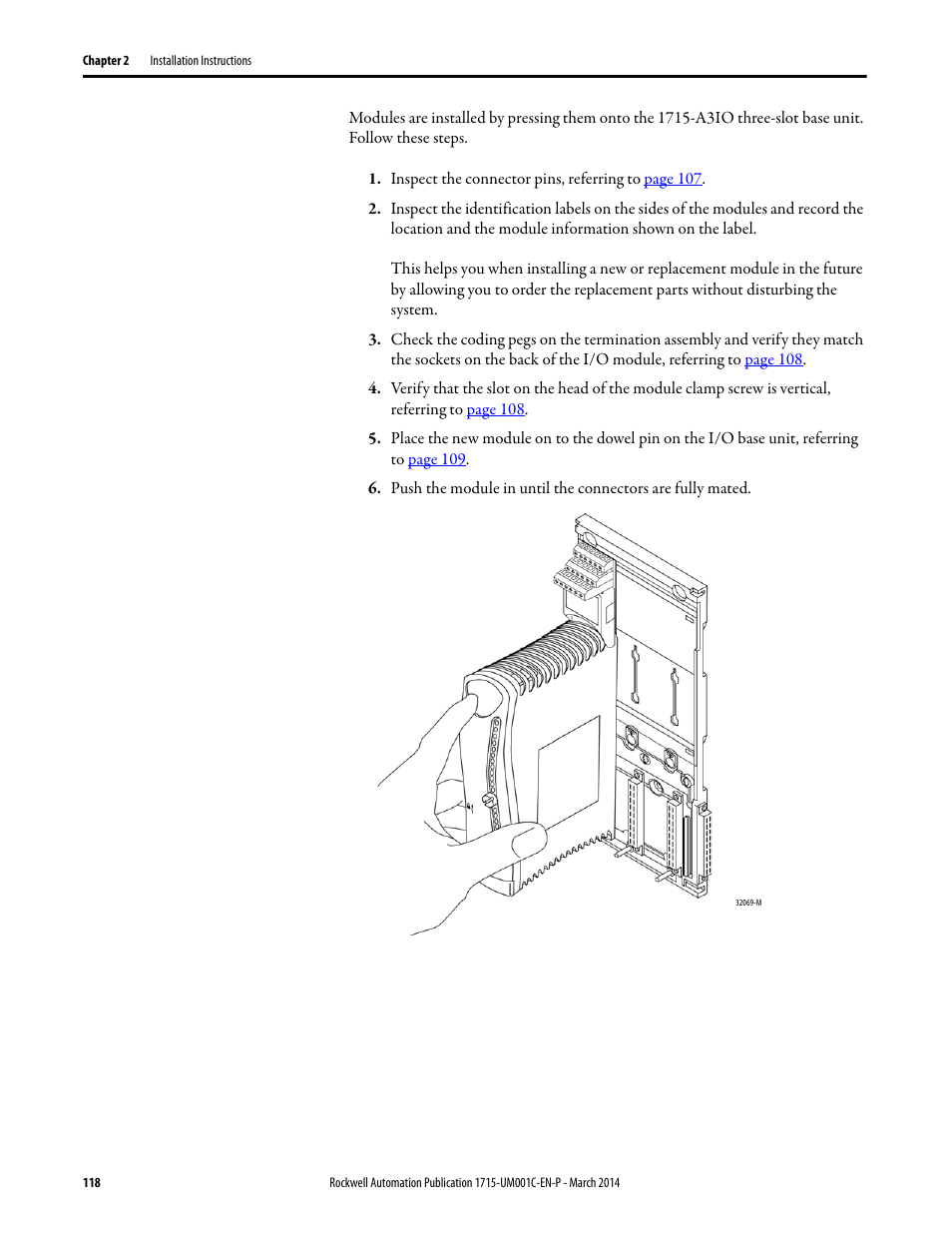 Rockwell Automation 1715-OF8I Redundant I/O System User Manual User Manual | Page 118 / 324