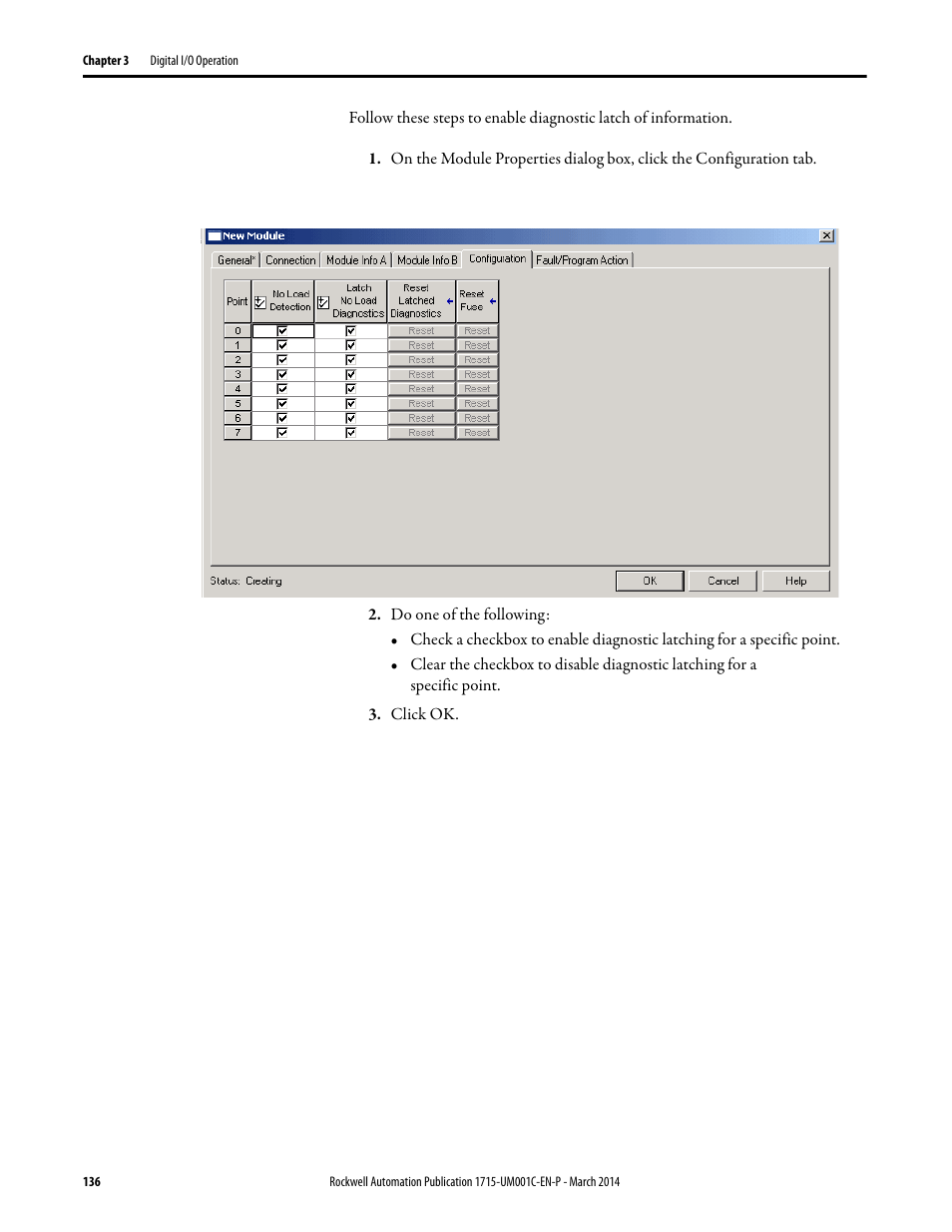 Rockwell Automation 1715-OF8I Redundant I/O System User Manual User Manual | Page 136 / 324