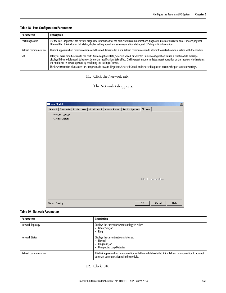 Rockwell Automation 1715-OF8I Redundant I/O System User Manual User Manual | Page 169 / 324