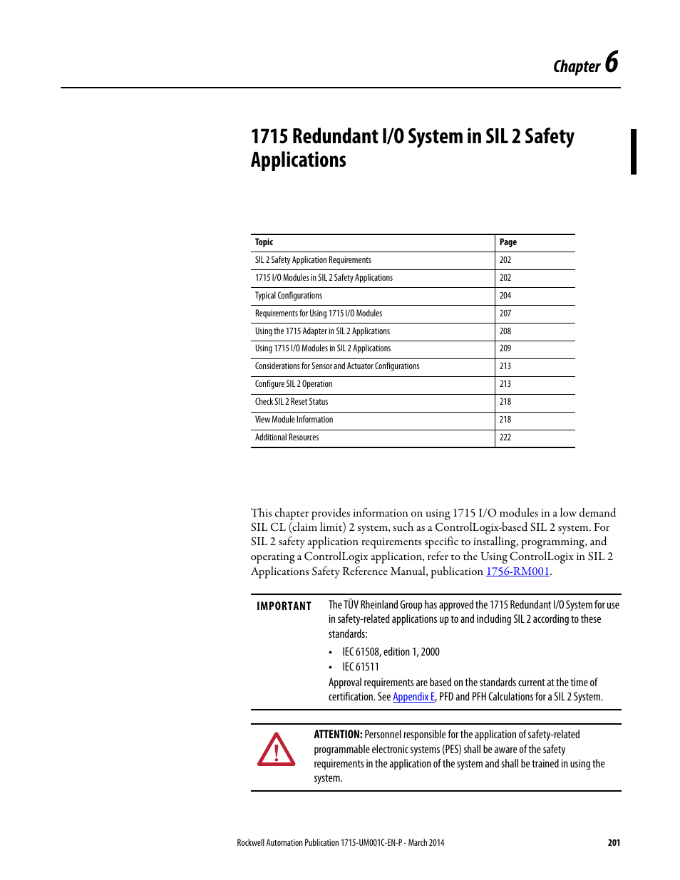 Chapter | Rockwell Automation 1715-OF8I Redundant I/O System User Manual User Manual | Page 201 / 324