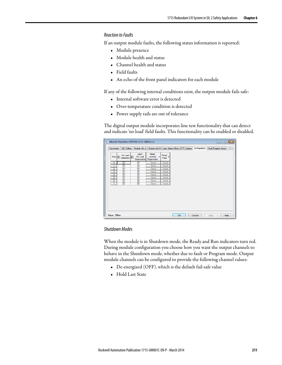 Rockwell Automation 1715-OF8I Redundant I/O System User Manual User Manual | Page 211 / 324