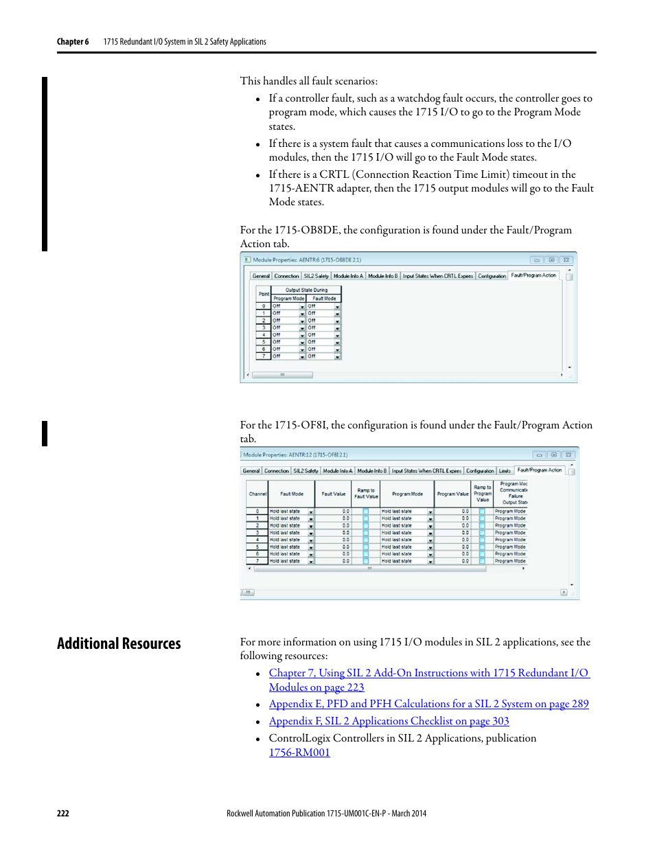 Additional resources, Additional resource | Rockwell Automation 1715-OF8I Redundant I/O System User Manual User Manual | Page 222 / 324