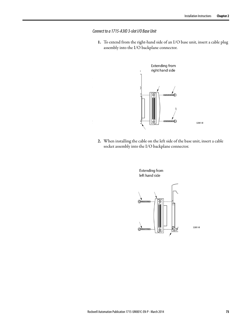 Rockwell Automation 1715-OF8I Redundant I/O System User Manual User Manual | Page 73 / 324